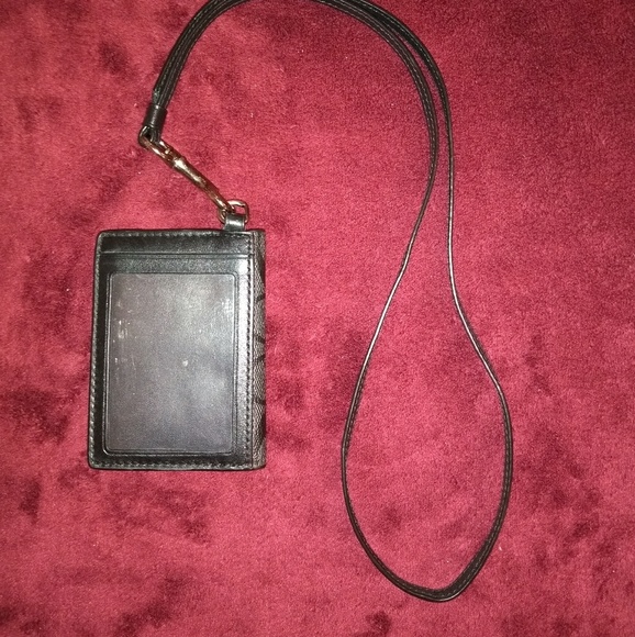 Coach Lanyard w/Card Holder - Picture 2 of 5